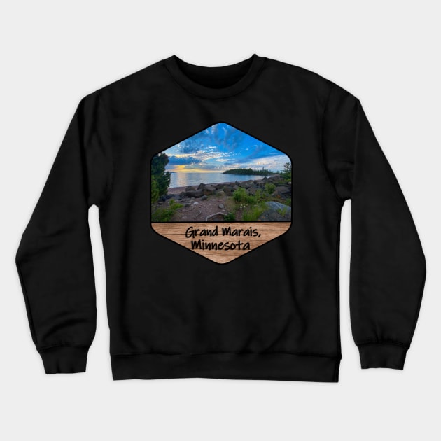 Grand Marais, Minnesota (Artist Point) Crewneck Sweatshirt by gorff